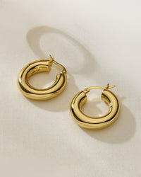 Load image into Gallery viewer, Gold Filled Chunky Hoops