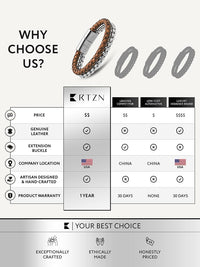 Load image into Gallery viewer, Brown Leather &amp; Silver Box Chain Bracelet