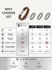 Load image into Gallery viewer, Double Brown Braided Leather Bracelet