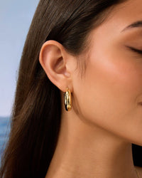 Load image into Gallery viewer, Gold Filled Chunky Hoops
