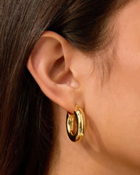 Load image into Gallery viewer, Gold Filled Chunky Hoops