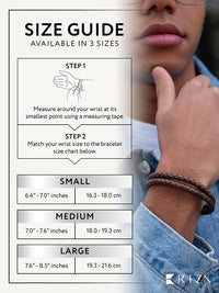 Load image into Gallery viewer, Double Brown Braided Leather Bracelet