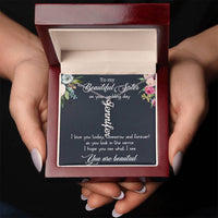 Load image into Gallery viewer, Vertical Name Necklace For Best Friend W/MC
