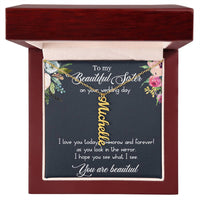Load image into Gallery viewer, Vertical Name Necklace For Best Friend W/MC
