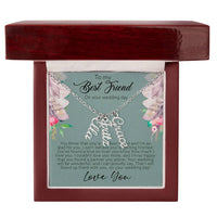 Load image into Gallery viewer, Multi Vertical Name Necklace For Best Friend (w/MC)
