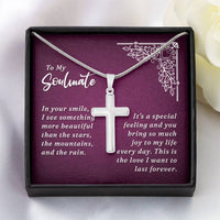 Load image into Gallery viewer, To My Wife - Artisan Cross Necklace
