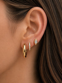 Load image into Gallery viewer, Gold Filled Chunky Hoops