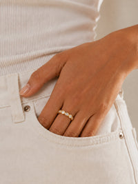 Load image into Gallery viewer, Marquise Eternity Band