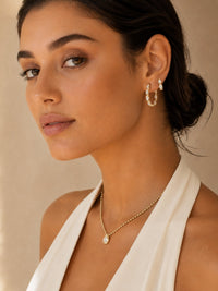 Load image into Gallery viewer, Teardrop Diamond Necklace