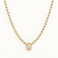 Load image into Gallery viewer, Teardrop Diamond Necklace